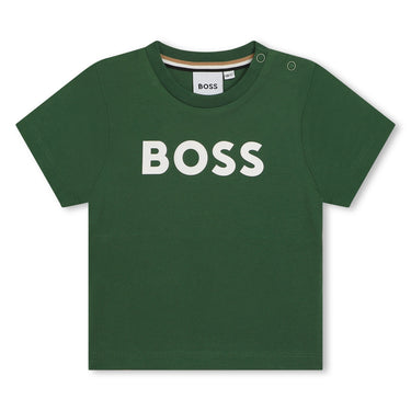 Playera para bebé verde Boss